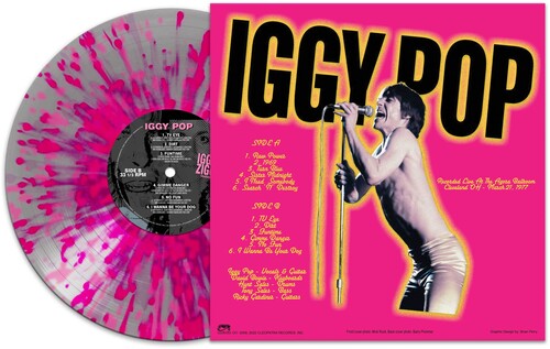 Iggy & Ziggy - Cleveland '77 - Silver/ pink Splatter