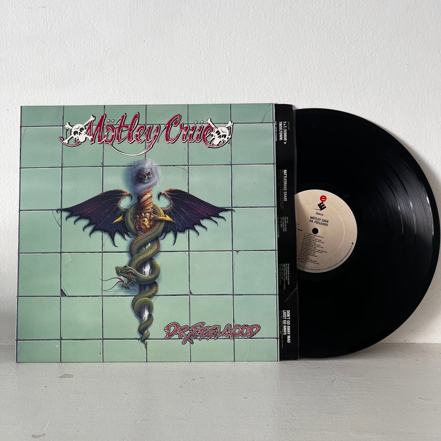 Motley Crue Dr. Feel Good Excellent Condition Vinyl