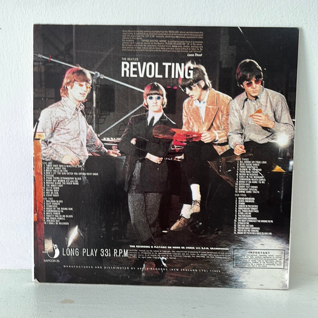 Revolting - The Beatles Unofficial Release 2 LP Mono New Zealand 1987 SAPCOR 35 Fake Apple Release