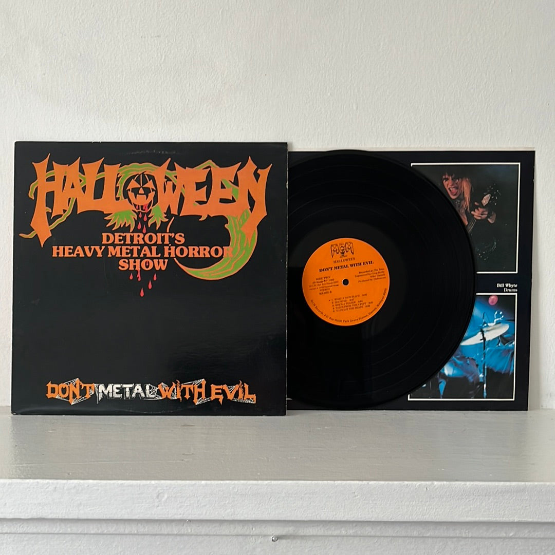 Don't Metal With Evil - Halloween Detroit's Heavy Metal Horror Show Vinyl MA1031 VG+/EX Used 1985