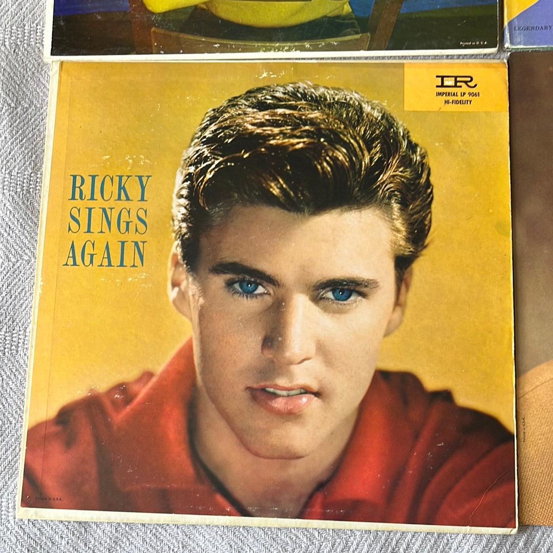 Ricky Nelson Lot of 4 Vinyls VG+ Used