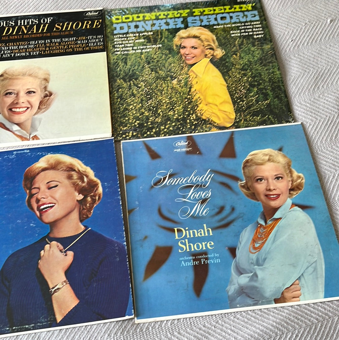 Dinah Shore Lot of 6 Vinyls VG Used