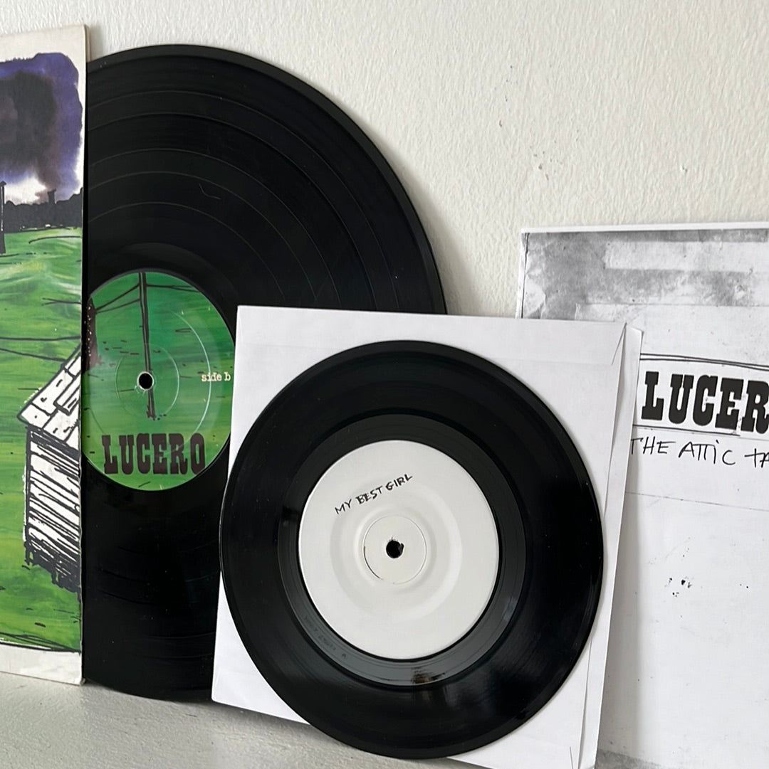 The Attic Tapes - Lucero LP with 7" and Book 2006 Liberty & Lament Used VG+