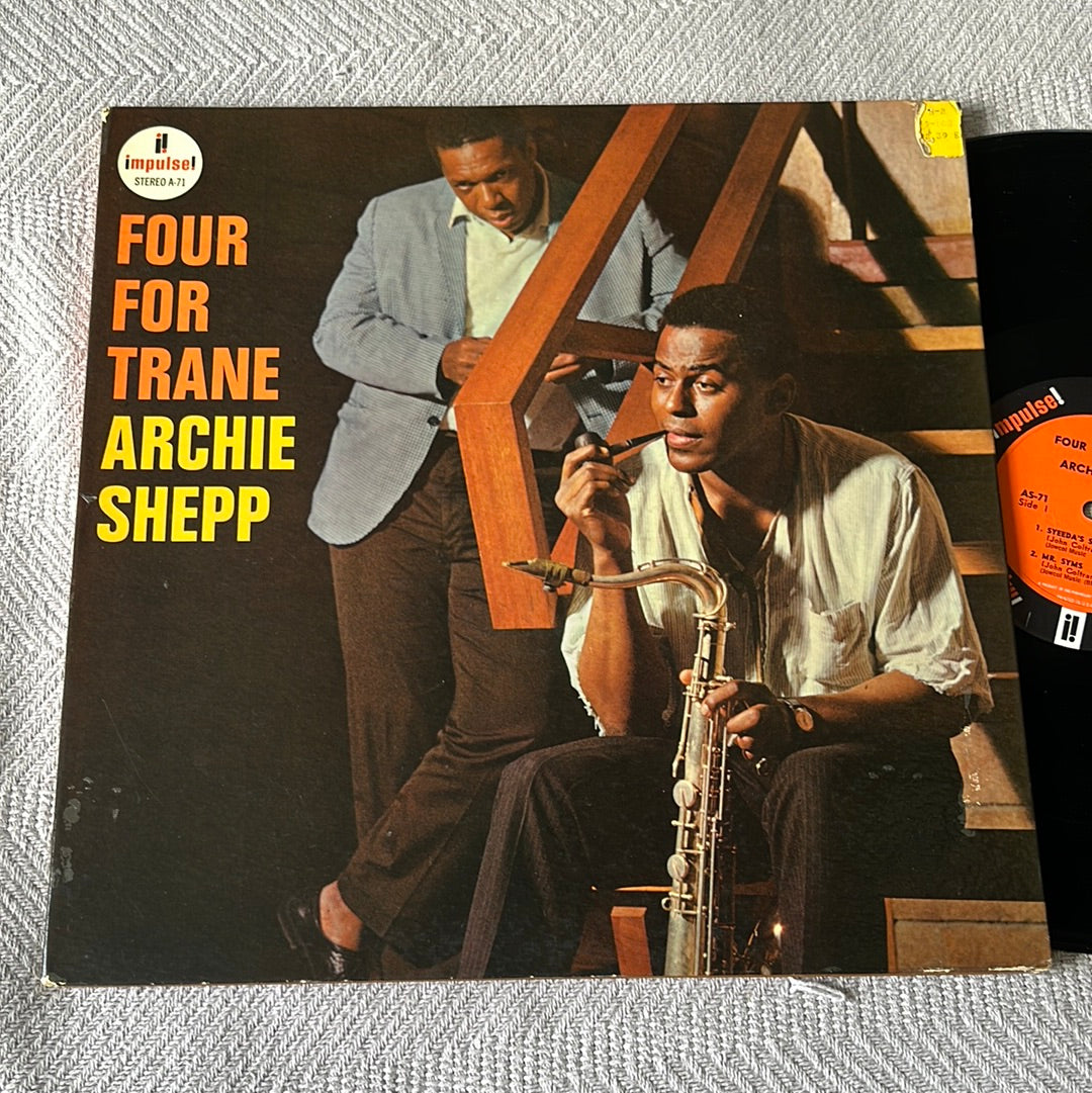 Four For Trane - Archie Shepp Impulse STEREO A-71 UK Pressing VG+ Vinyl