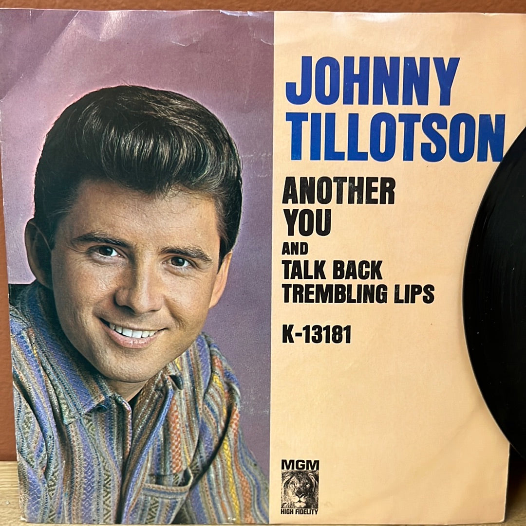 Johnny Tillotson Talk Back Trembling Lips and Another You K-13181 MGM 45 NM