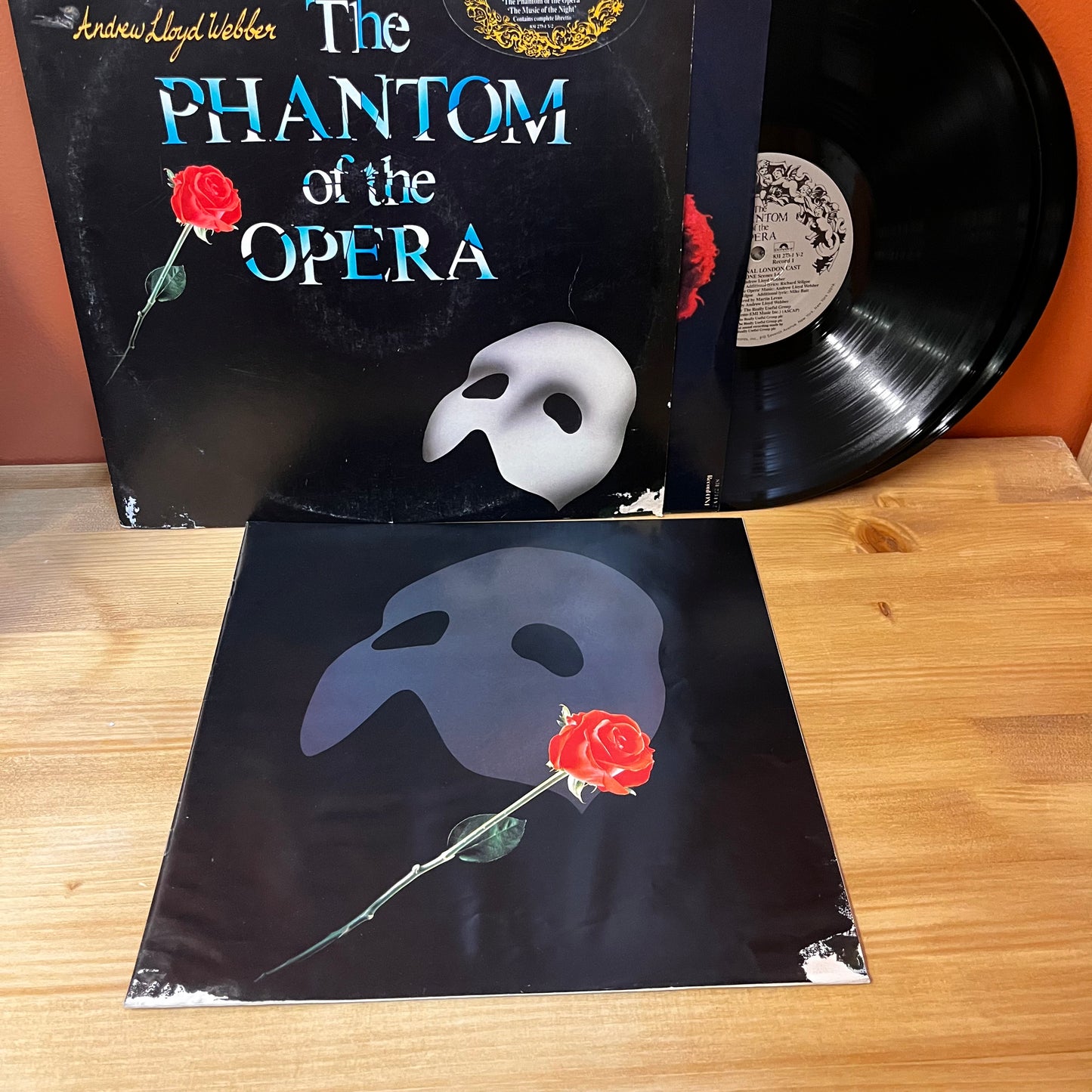 The Phantom of the Opera Gatefold Double LP Vinyl With Booklet US Specialty Pressing VG 831 273-1 Y-2