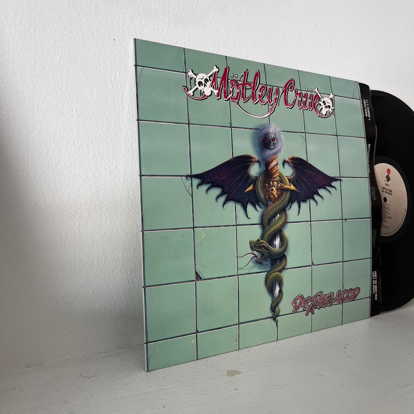 Motley Crue Dr. Feel Good Excellent Condition Vinyl