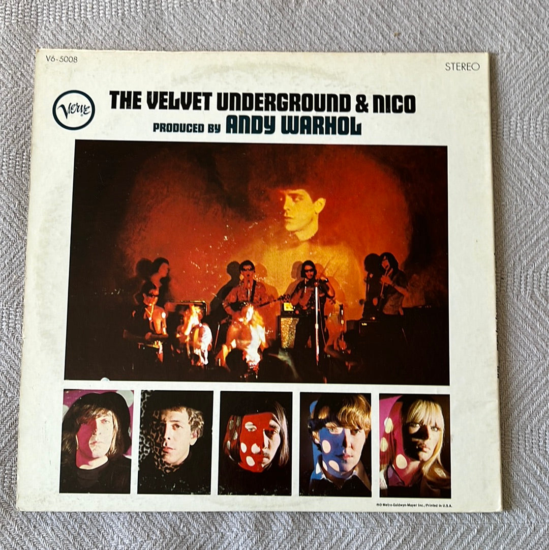 The Velvet Underground & Nico - Andy Warhol West Coast Pressing 1967 Original VG Used Vinyl