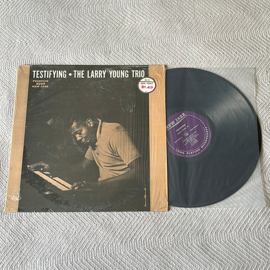Testifying - The Larry Young Trio Prestige 8249 New Jazz Deep Groove Good Condition Vinyl