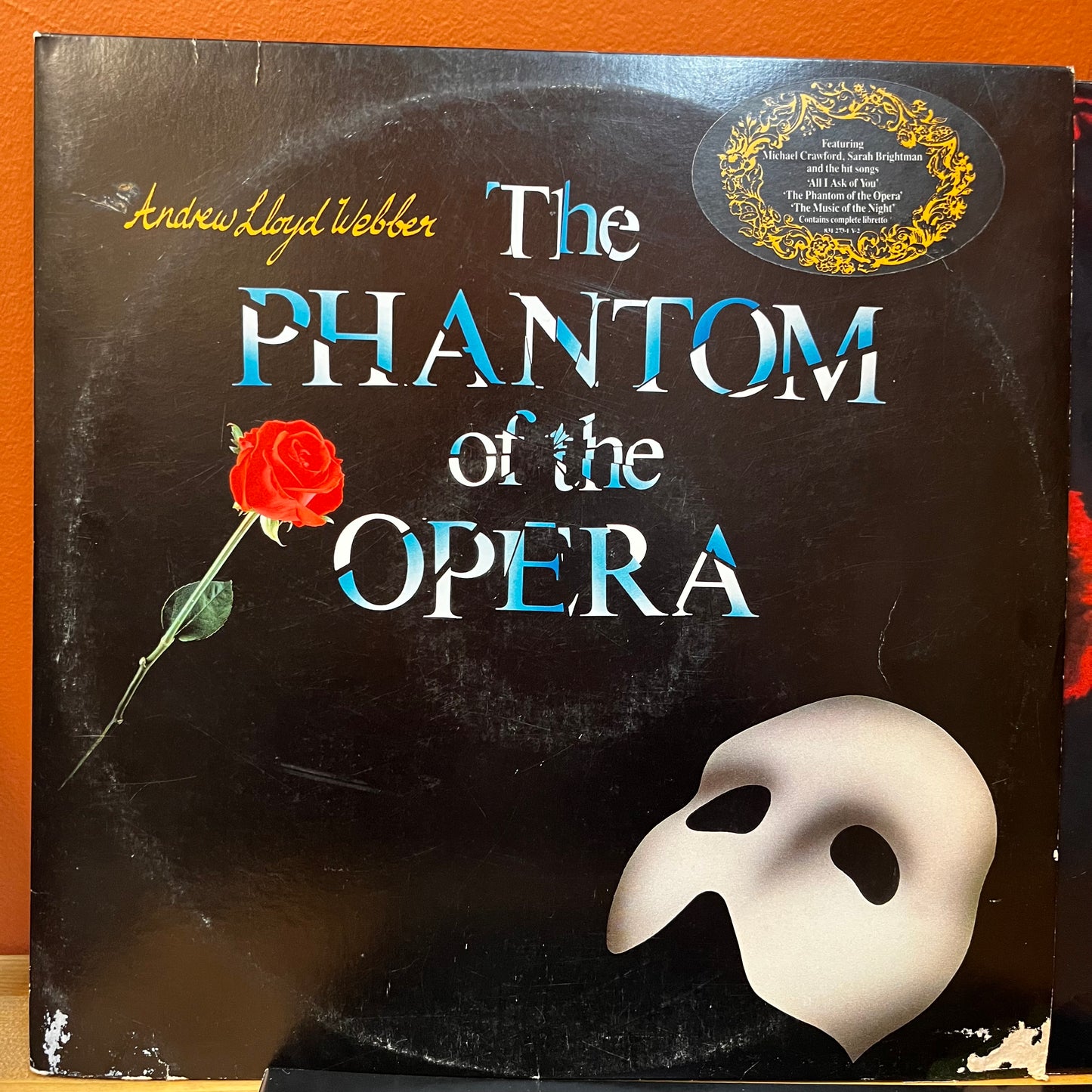 The Phantom of the Opera Gatefold Double LP Vinyl With Booklet US Specialty Pressing VG 831 273-1 Y-2