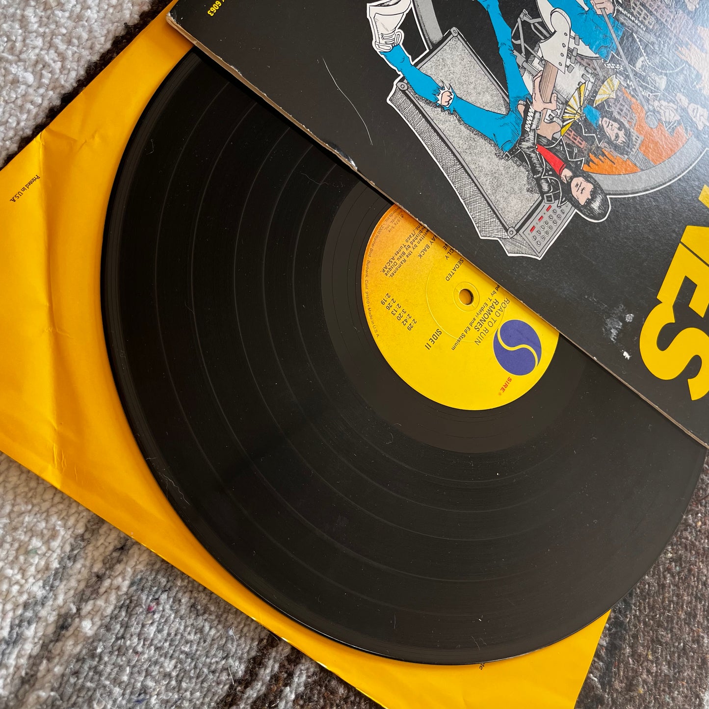 Road To Ruin - Ramones LA Pressing 1978 SRK 6063 VG+ Used Vinyl