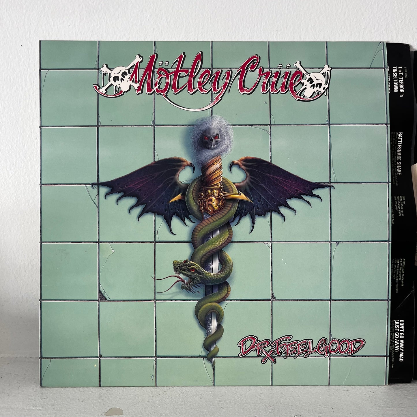 Motley Crue Dr. Feel Good Excellent Condition Vinyl