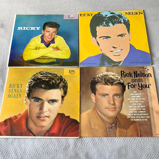 Ricky Nelson Lot of 4 Vinyls VG+ Used