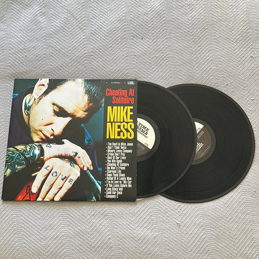 Cheating At Solitaire - Mike Ness Time Bomb Records Vinyl NM 1999