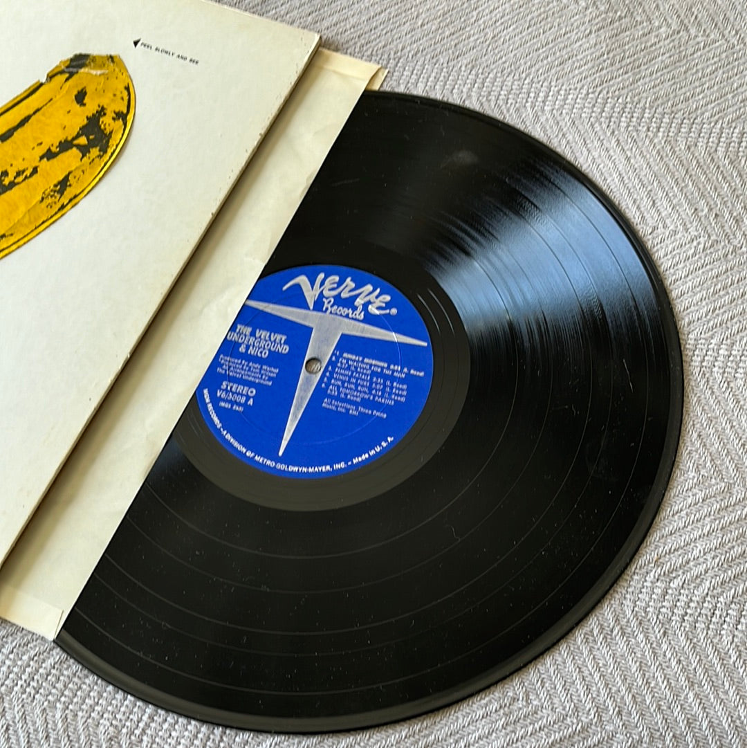 The Velvet Underground & Nico - Andy Warhol West Coast Pressing 1967 Original VG Used Vinyl