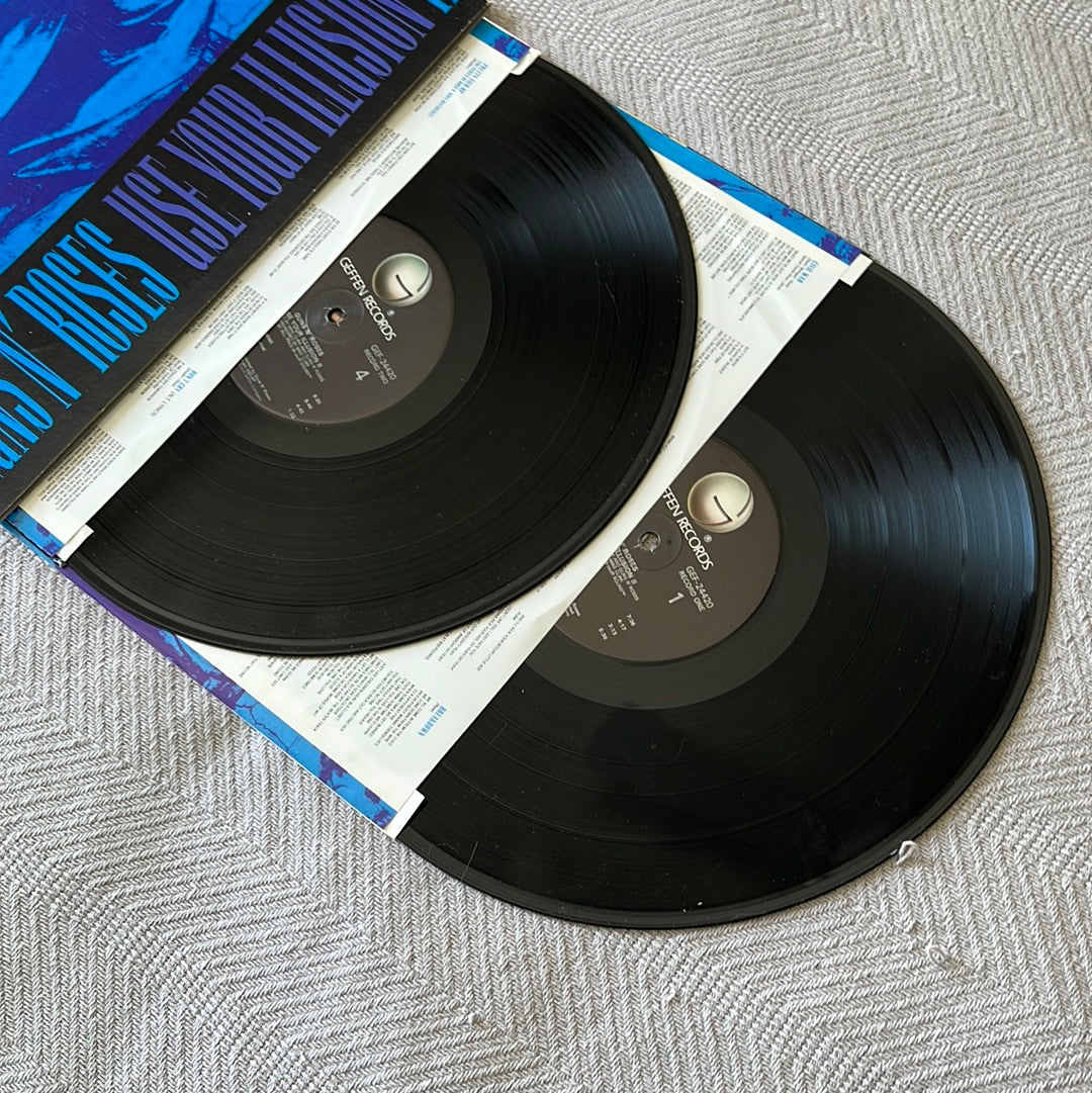 Use Your Illusion - Guns N' Roses (Explicit) Blue GEF-24420 Used Vinyl VG+