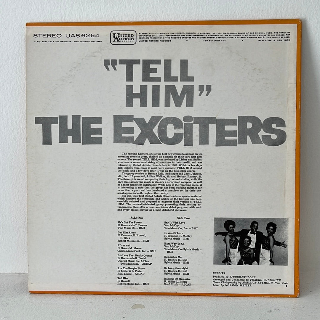 "Tell Him" - The Exciters United Artists UAS 6264 Used VG+ Vinyl