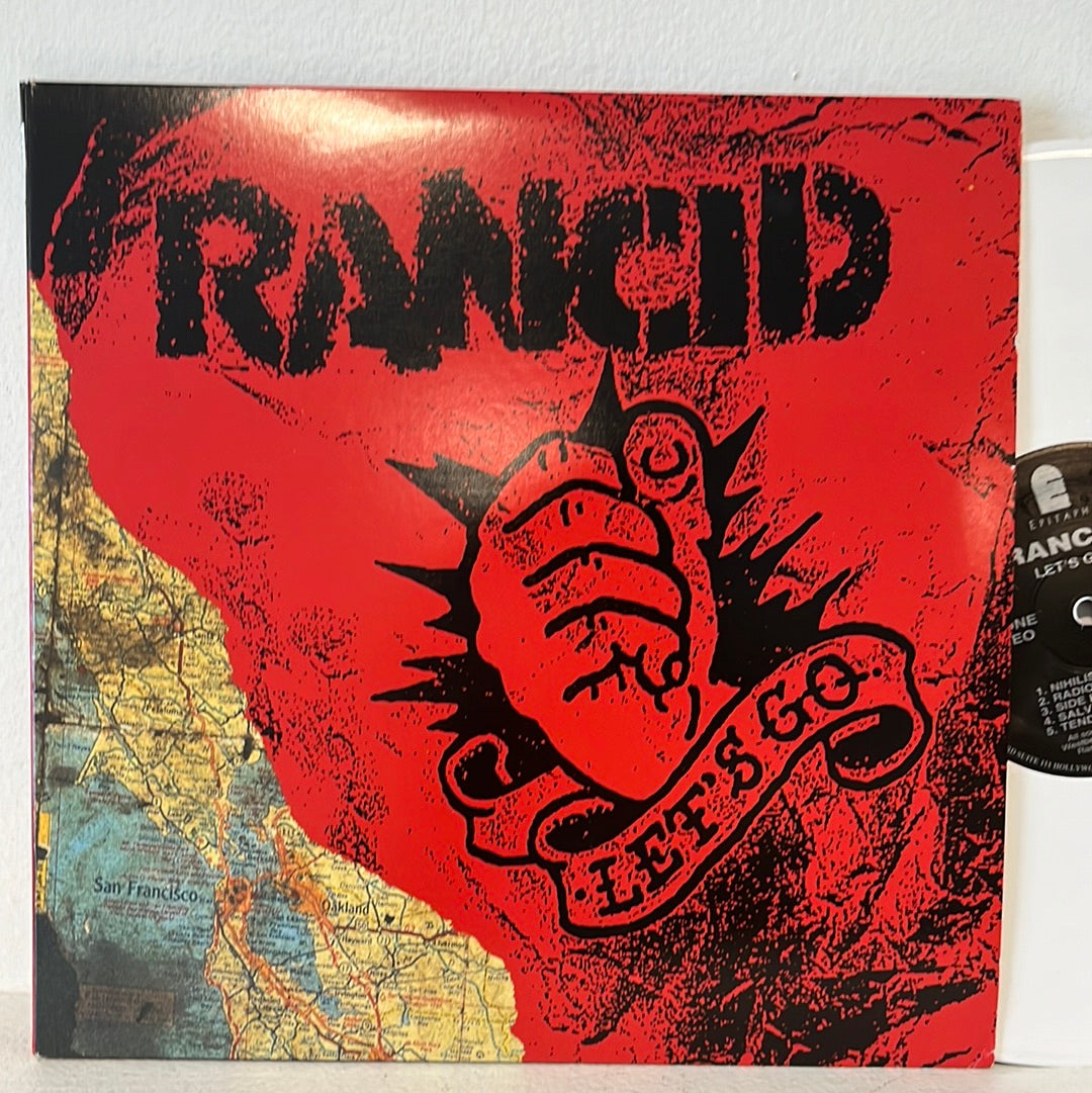 Let's Go - Rancid 2004 Repress White 10" Vinyl Double Set Excellent Condition