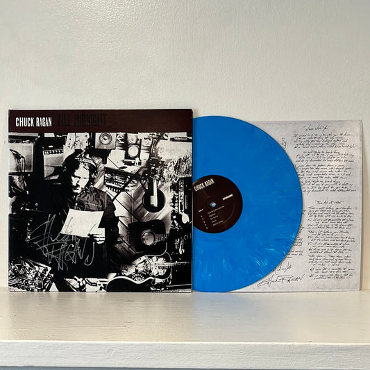 Till Midnight - Chuck Ragan Signed Blue Pressing Vinyl SD1538-1 Used VG+
