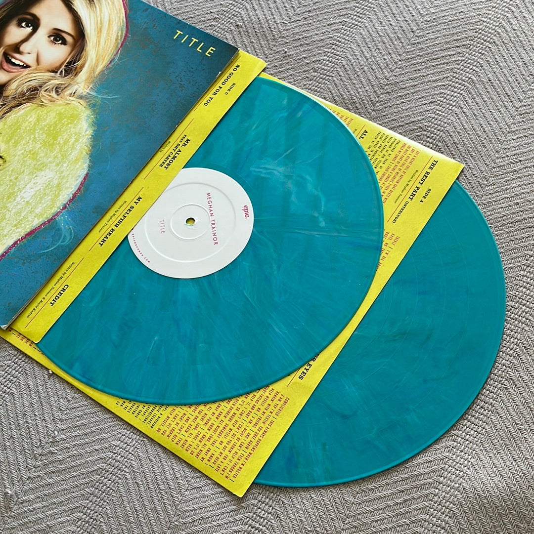 Title - Meghan Trainor Turquoise Pressing Vinyl Used VG+