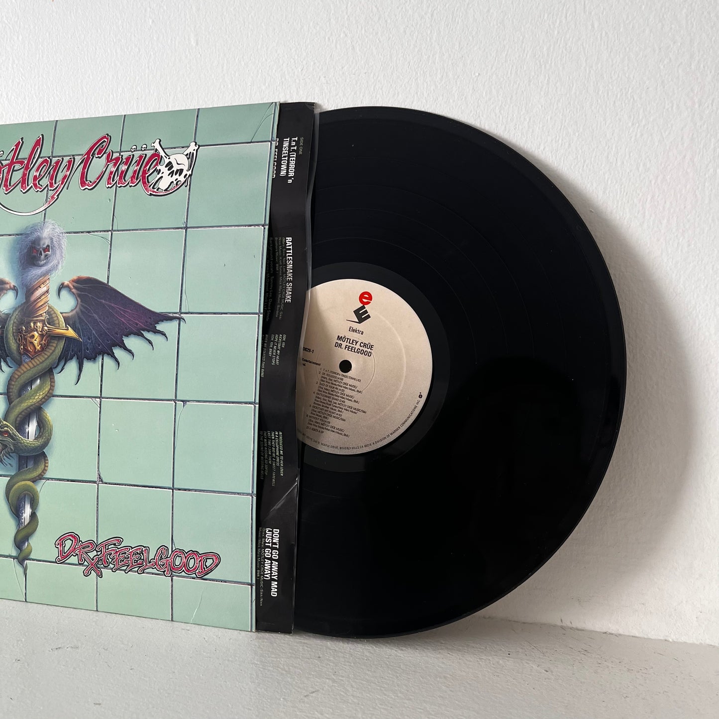 Motley Crue Dr. Feel Good Excellent Condition Vinyl