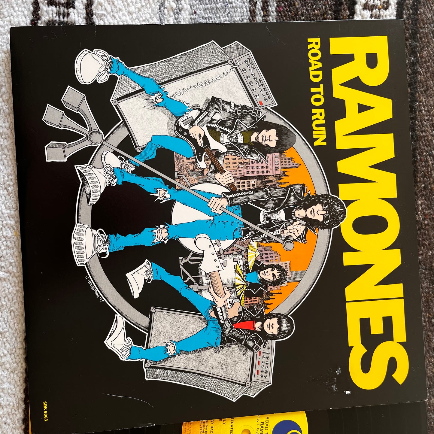 Road To Ruin - Ramones LA Pressing 1978 SRK 6063 VG+ Used Vinyl