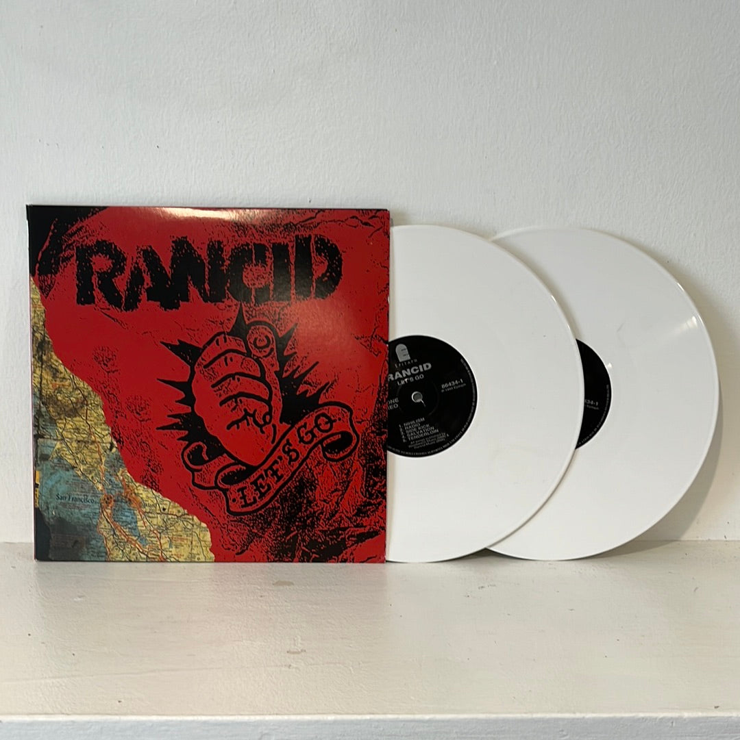 Let's Go - Rancid 2004 Repress White 10" Vinyl Double Set Excellent Condition