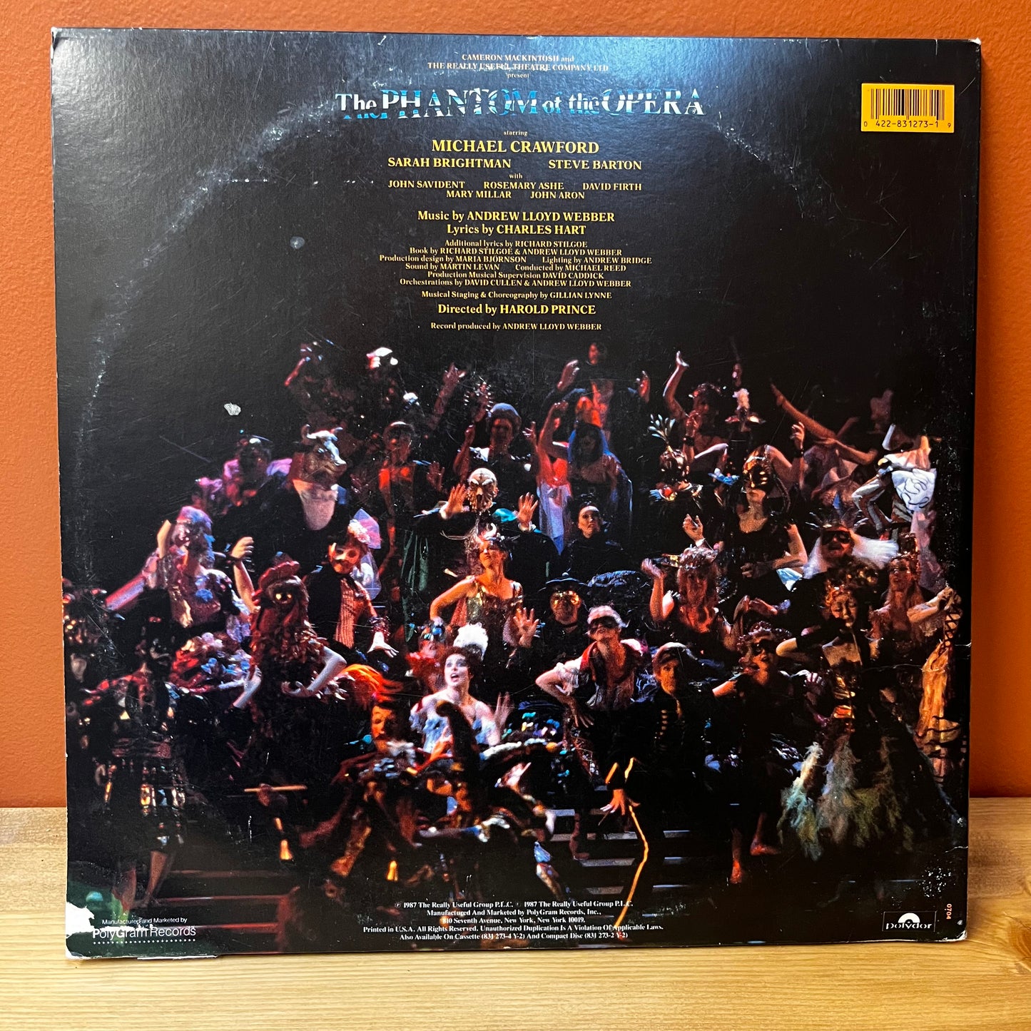 The Phantom of the Opera Gatefold Double LP Vinyl With Booklet US Specialty Pressing VG 831 273-1 Y-2