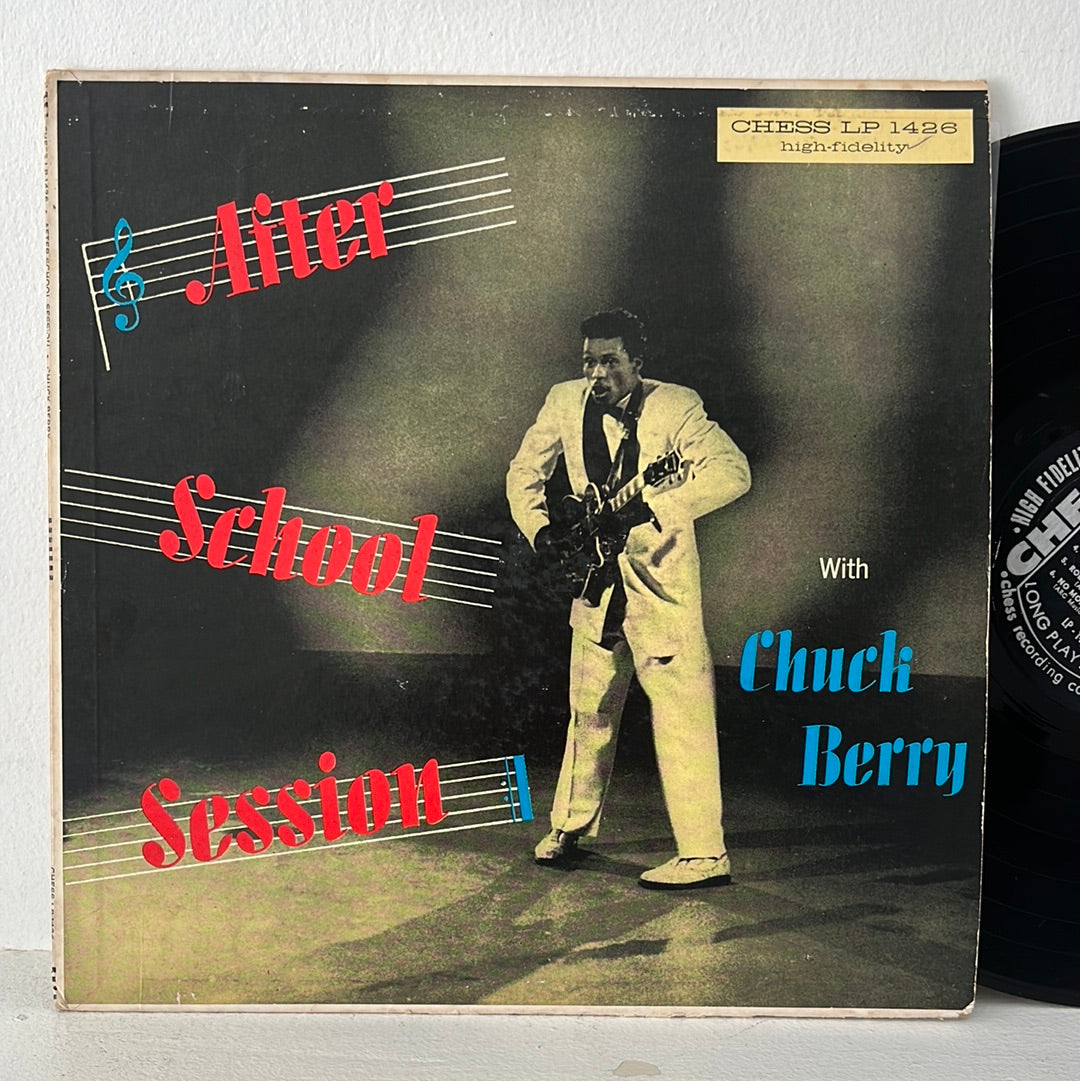 After School Sessions With Chuck Berry Chess LP 1426 LP Repress Mono Good Condition