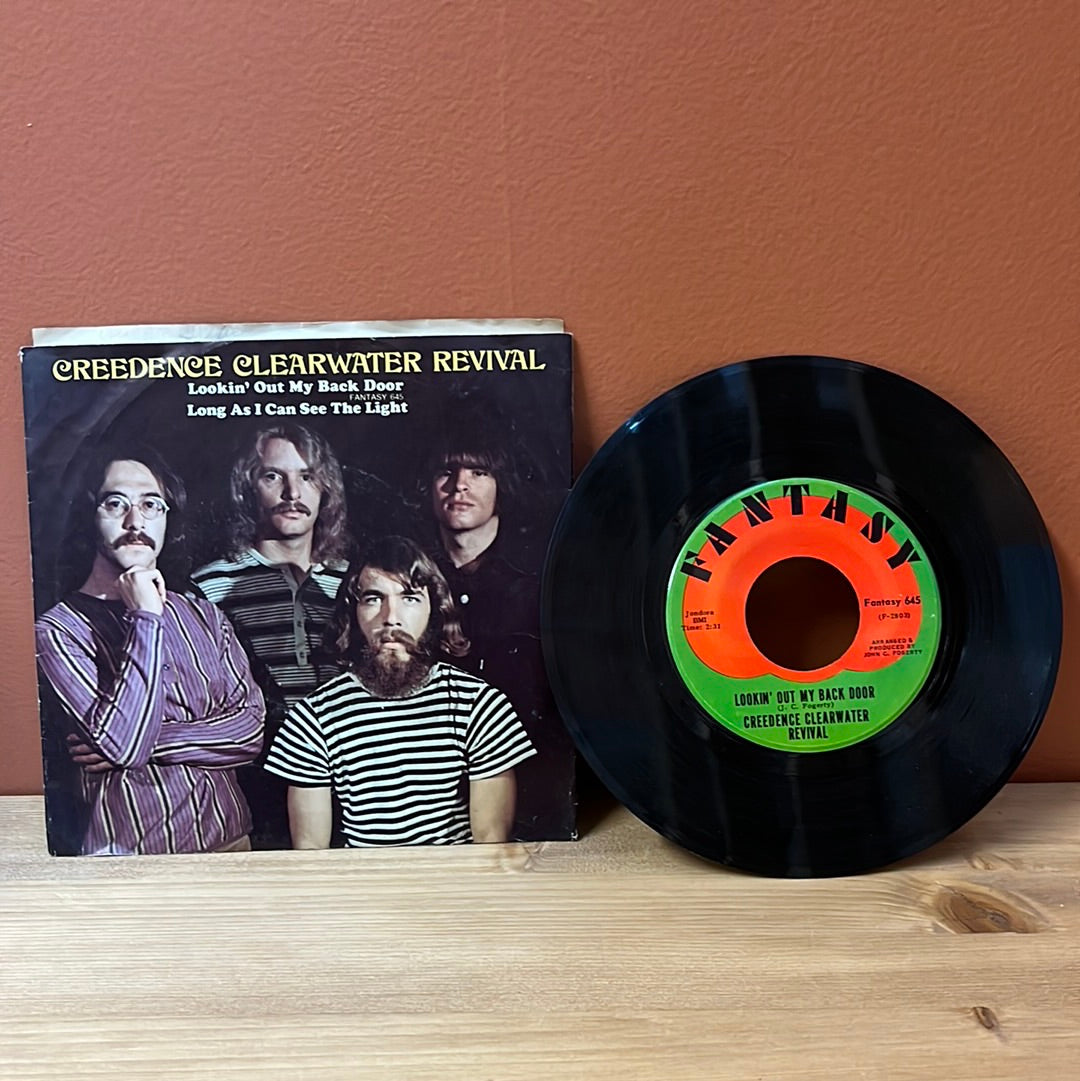 Creedence Clearwater Revival Lookin' Out My Back Door/Long As I Can See The Light Fantasy 645 45 RPM VG+/EX