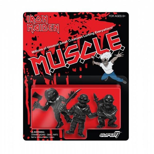 Iron Maiden Muscle 3-Pack - Killers, The Trooper, Piece Of Mind(Black) (Collectible, Figure, Action Figure)