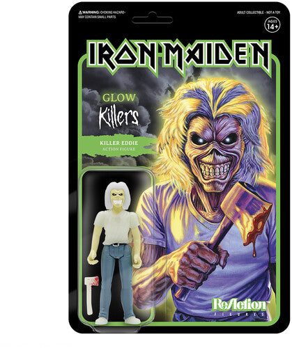 Super7 - Iron Maiden Reaction Figure Wave 1 - Killer Eddie (Glow In The Dark)