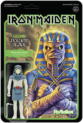 Super7 - Iron Maiden Reaction Figure Wave 1 - Pharoah Eddie (Glow In The Dark)