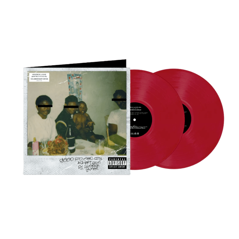 good Kid, M.A.A.D City (10th Anniversary Edition, Limited Edition, Opaque Apple Red Colored Vinyl) [Explicit Content] [Import] (2 Lp's)