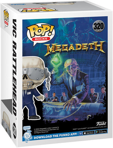 FUNKO POP! ROCKS: Megadeth - Vic Rattlehead (Vinyl Figure)