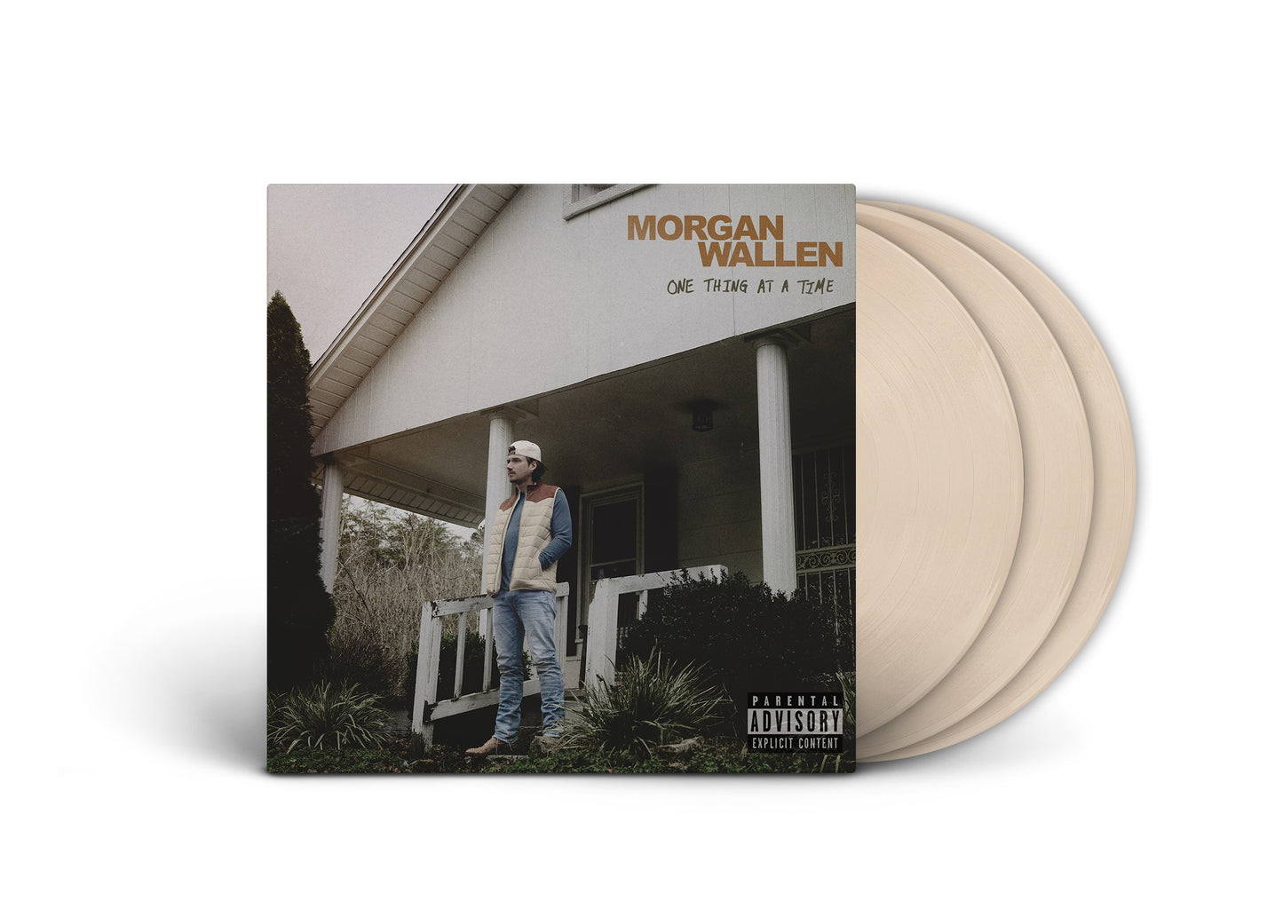 One Thing At A Time [Bone White 3 LP] - Morgan Wallen Vinyl