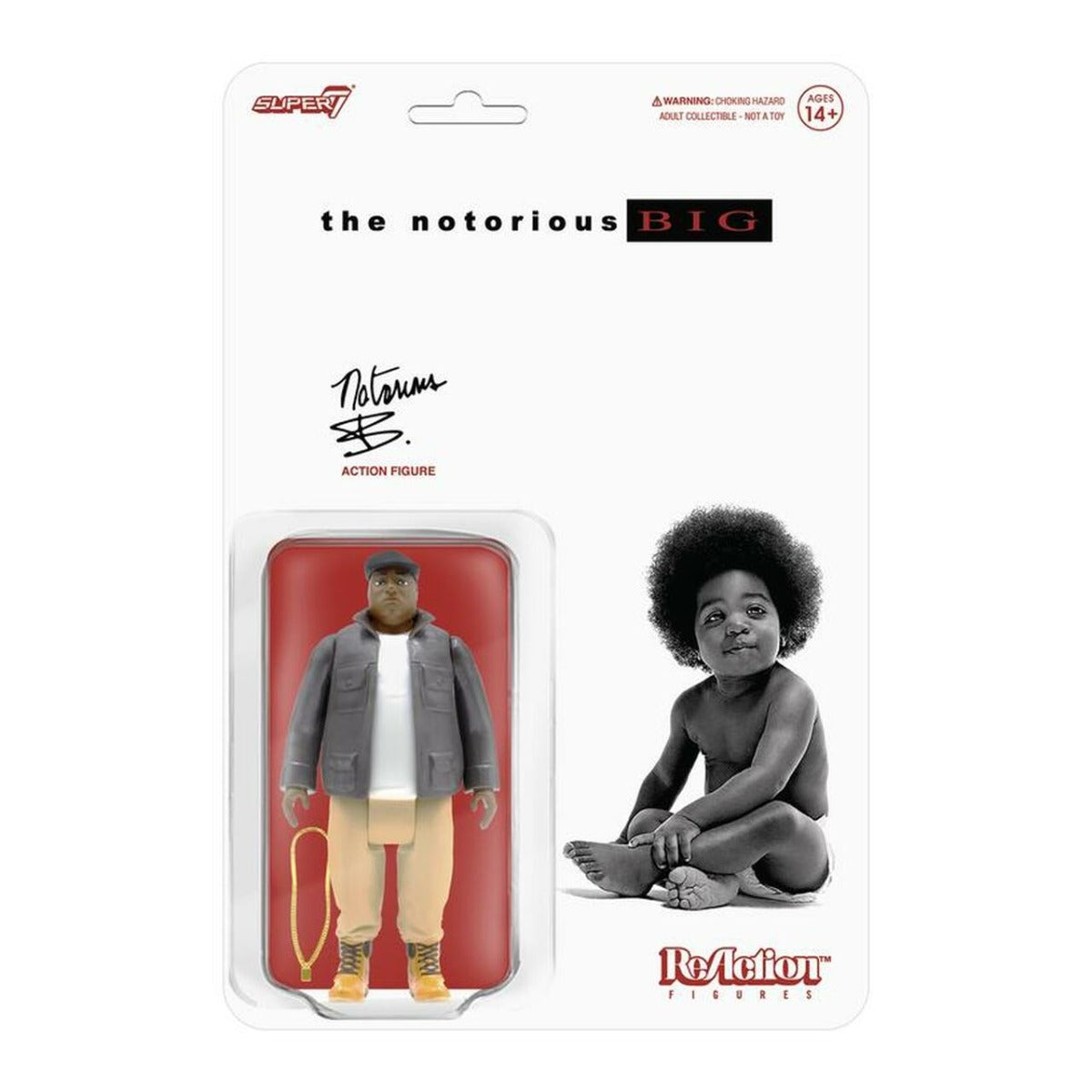 Super7 - Notorious B.I.G. ReAction - Standard (Collectible, Figure, Action Figure)