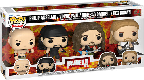 FUNKO POP! ROCKS: Pantera - 4pk (Large Item, Vinyl Figure)