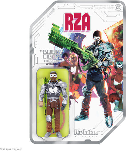 Super7 - Rza Reaction Wave 1 Bobby Digital Standard Cardback (Collectible, Figure, Action Figure)