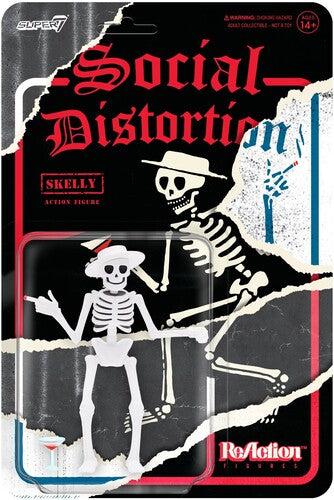 Super7 - Social Distortion ReAction Figure - Skelly (Collectible, Figure, Action Figure)