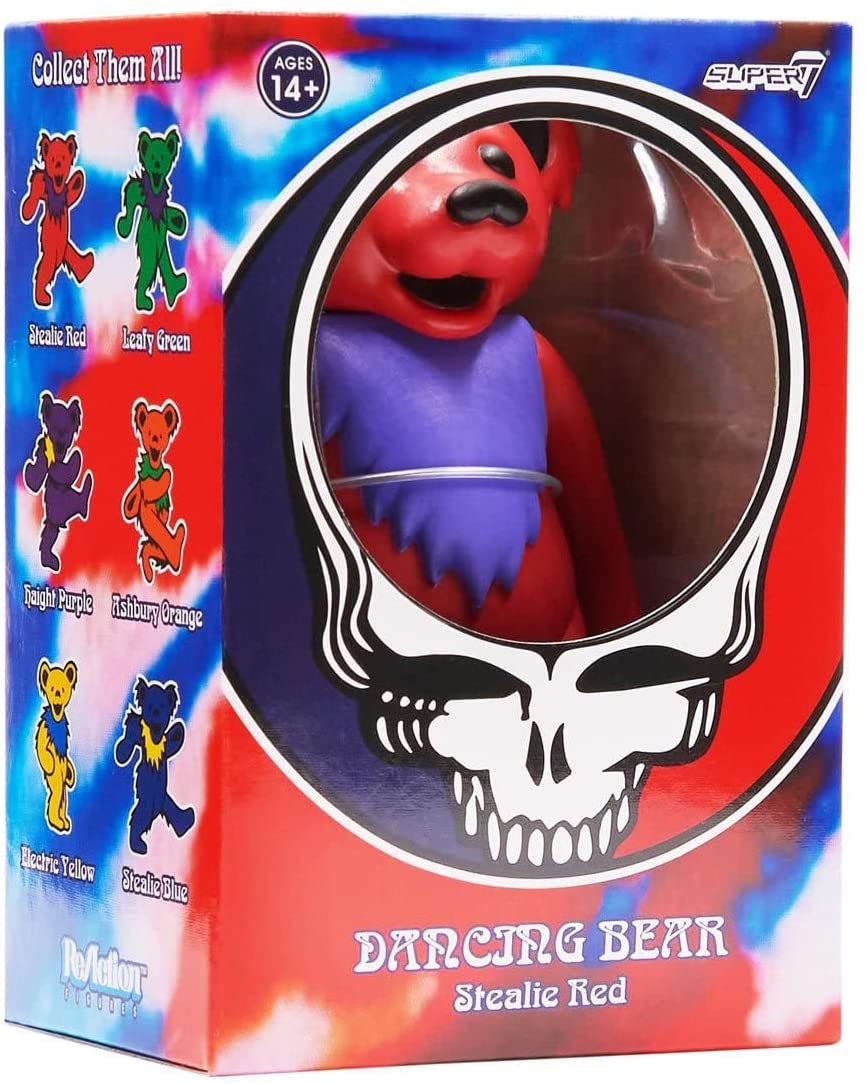 Super7 Dancing Bears Wave 2 Reaction Figure - Stealie Red