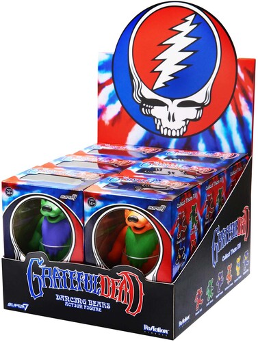 Super7 - Grateful Dead ReAction Figure - Dancing Bears Box Flat (6 Figures)