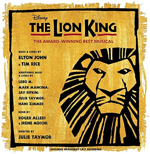 The Lion King: Original Broadway Cast [Yellow/Black Splatter 2 LP]