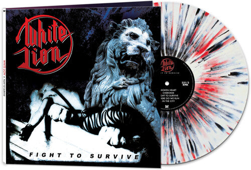 Fight To Survive - WHITE/ BLACK/ RED SPLATTER